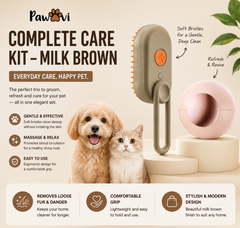 PAWVI FurMist 3-in-1 Electric Pet Grooming Brush
