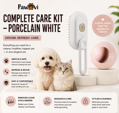 PAWVI FurMist 3-in-1 Electric Pet Grooming Brush